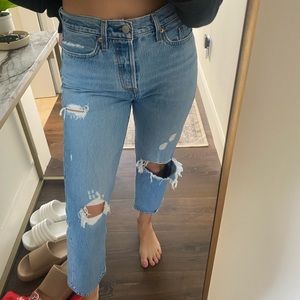 Levi Wedgie Straight Jeans
